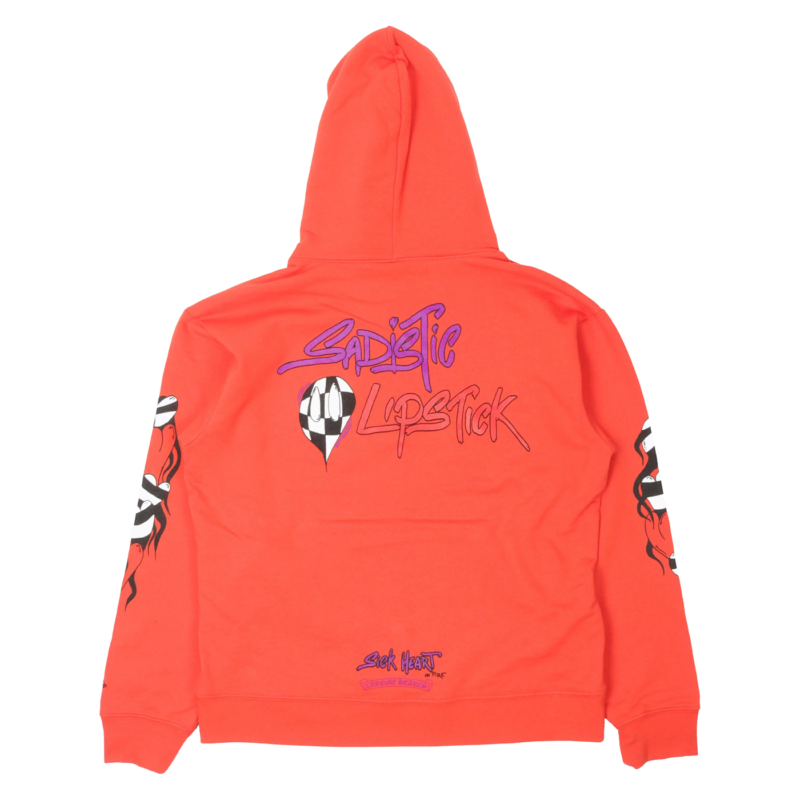 Chrome Hearts Matty Boy Sadistic Lipstick Hoodie – hoodie detail close-up