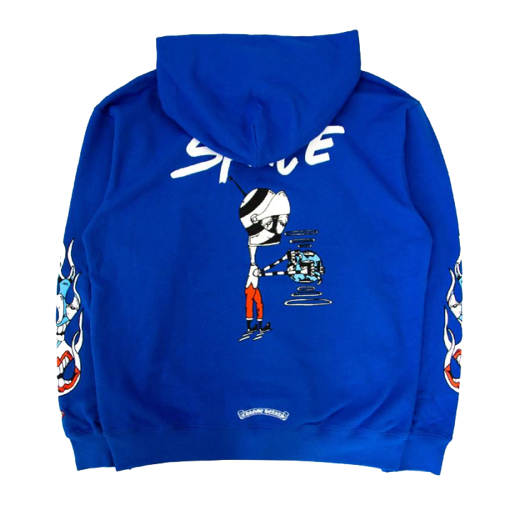 CH Matty Boy Space Pullover Hoodie – hoodie detail close-up
