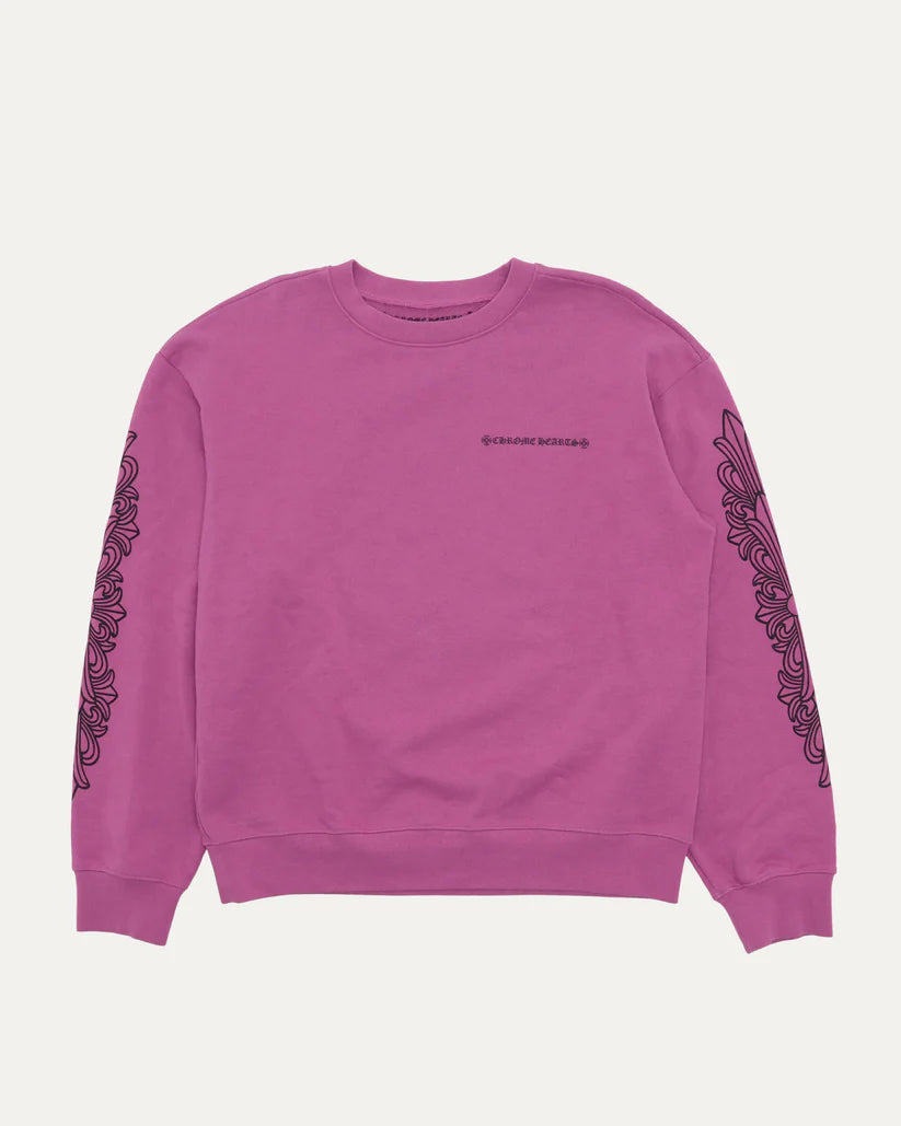 Chrome Hearts Matty Boy Spider Web Crewneck Sweatshirt – hoodie front view