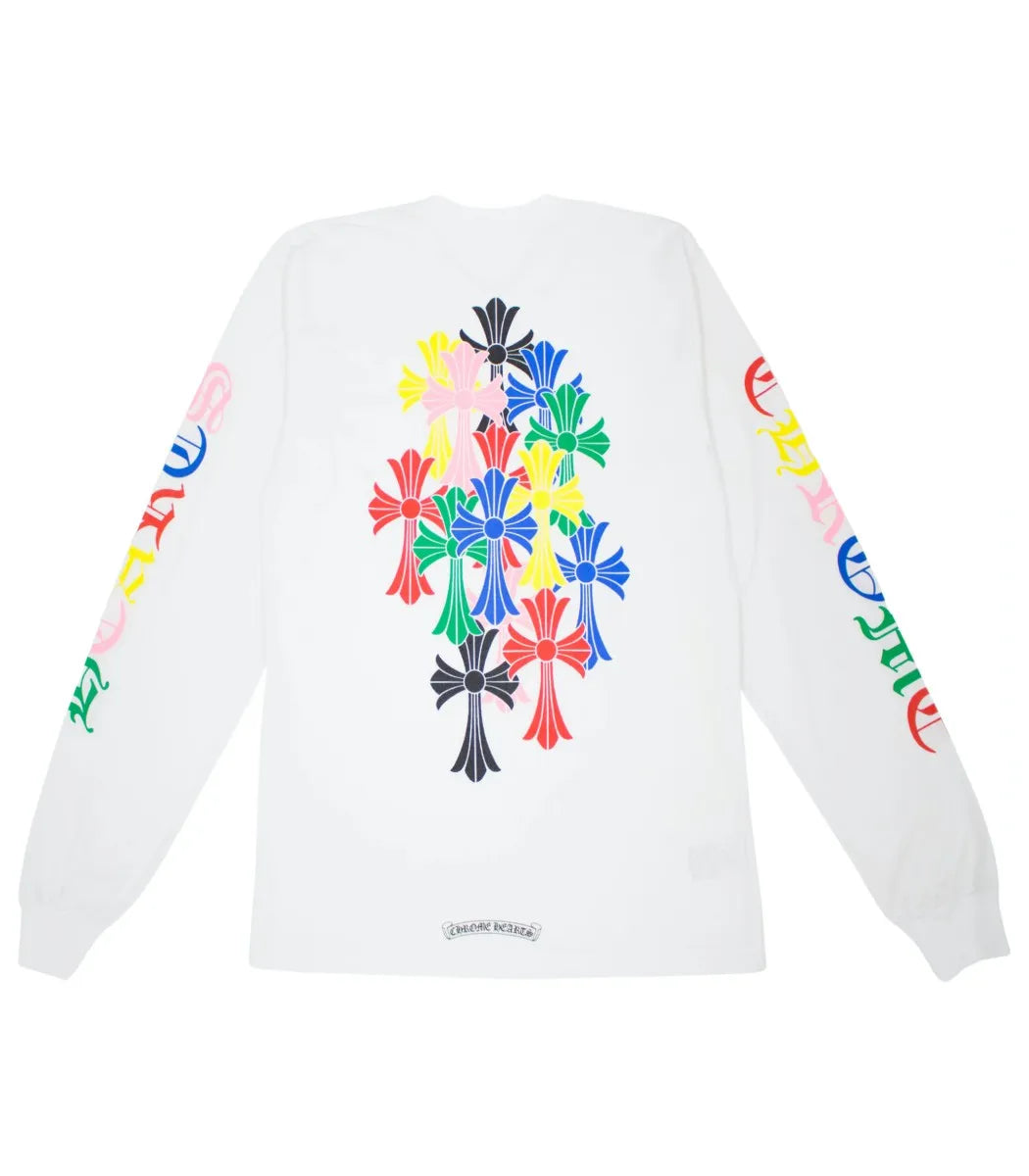 Chrome Hearts Multi Color Cross Cemetery Sweatshirt – hoodie front view