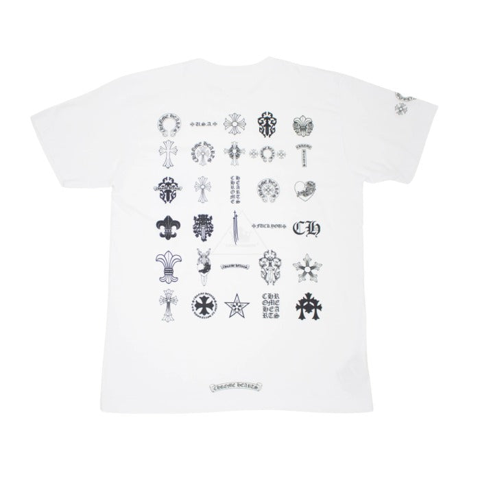 Chrome Hearts Multi Logo Short Sleeve T-Shirt – shirt front view