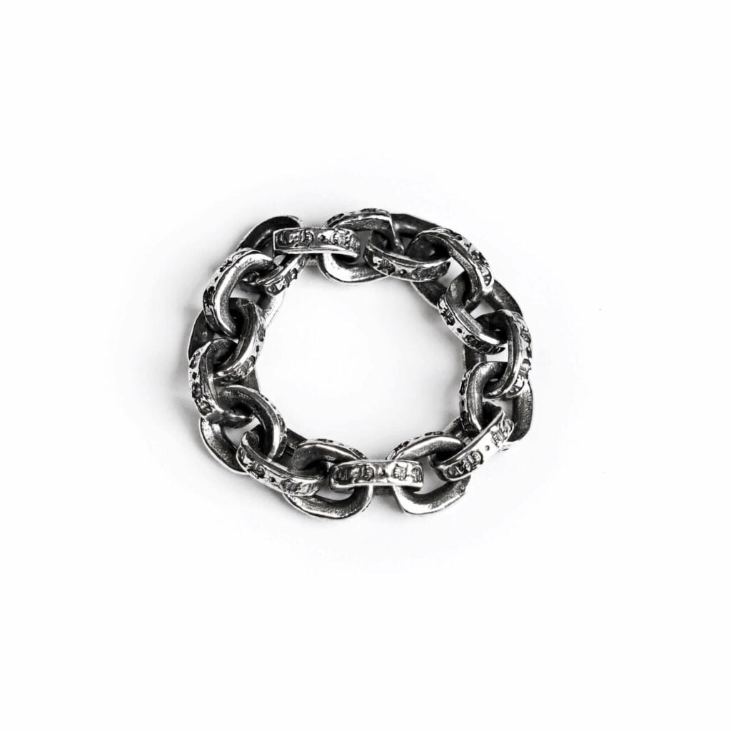 Authentic Chrome Hearts Chrome Hearts Paper Chain Ring – front view