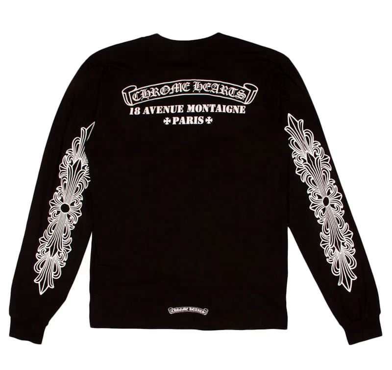 Authentic Chrome Hearts Chrome Hearts Long Sleeve T Shirt – front view