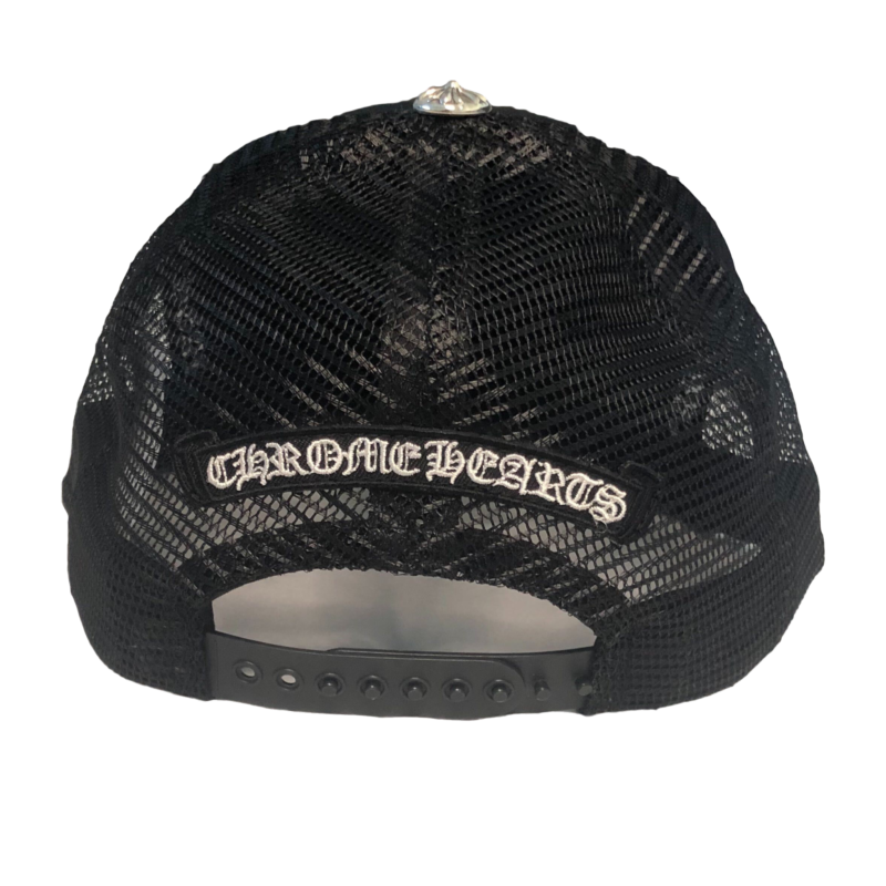 Authentic Chrome Hearts Chrome Hearts Printed Cross Trucker Hat – front view