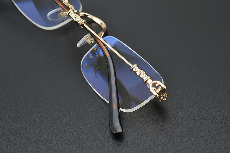 Authentic Chrome Hearts Chrome Hearts Rimless Glasses – front view