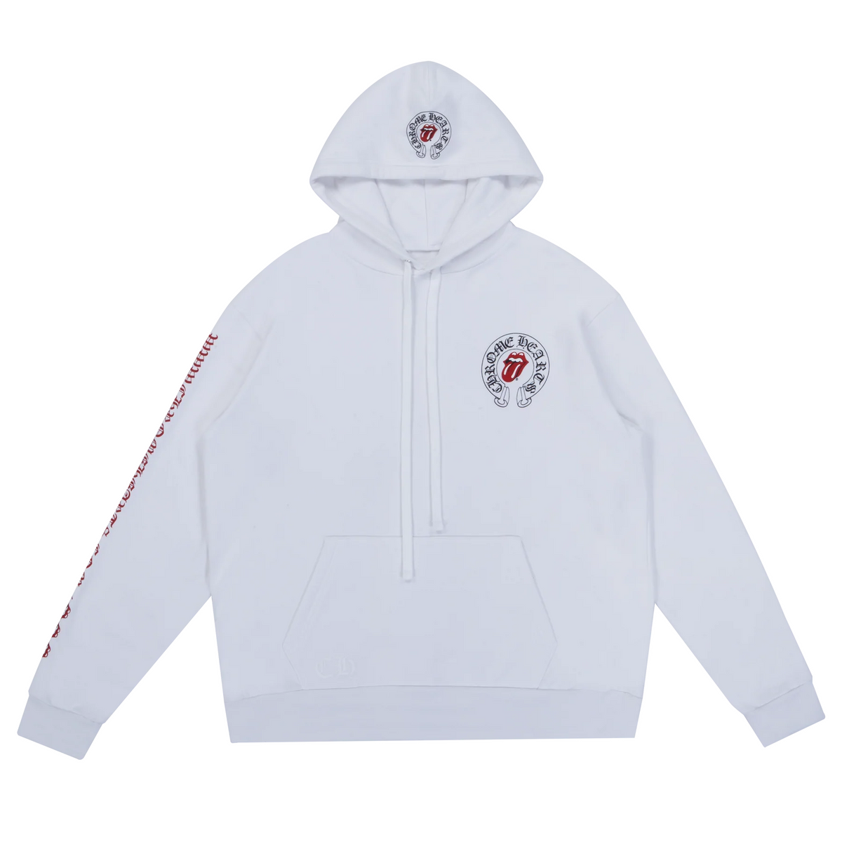 Authentic Chrome Hearts Chrome Hearts Rolling Stones Hoodie – front view