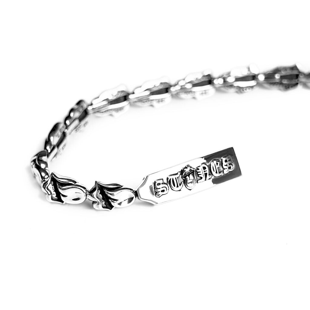 Chrome Hearts Rolling Stones Tongue Bracelet – bracelet back view