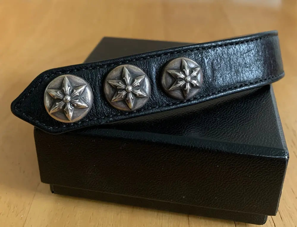 Authentic Chrome Hearts Chrome Hearts Snap Bracelet – front view
