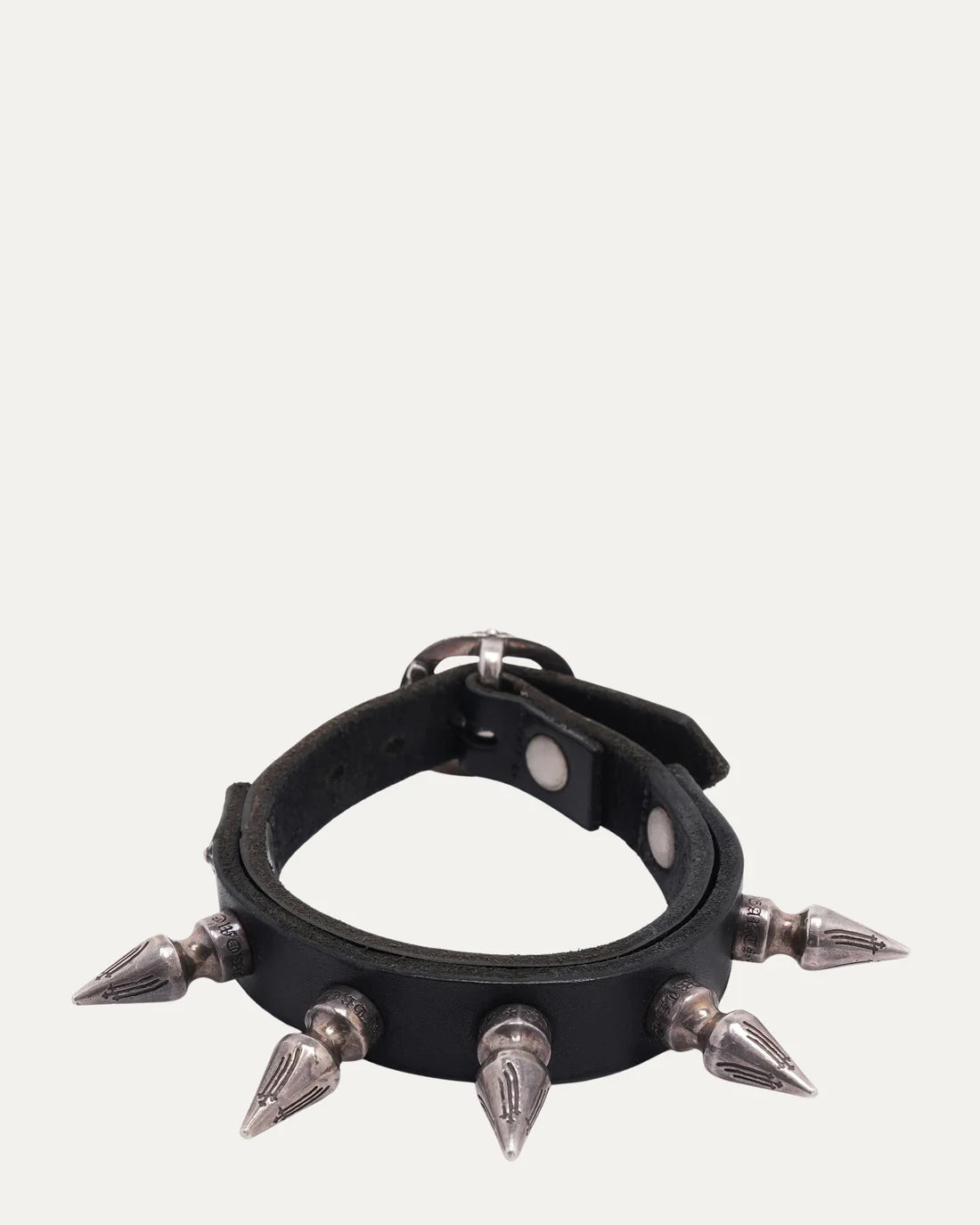 Authentic Chrome Hearts Chrome Hearts Spike Bracelet – front view