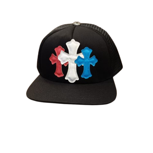 Authentic Chrome Hearts Chrome Hearts Tripple Cross Multi Color Hat – front view