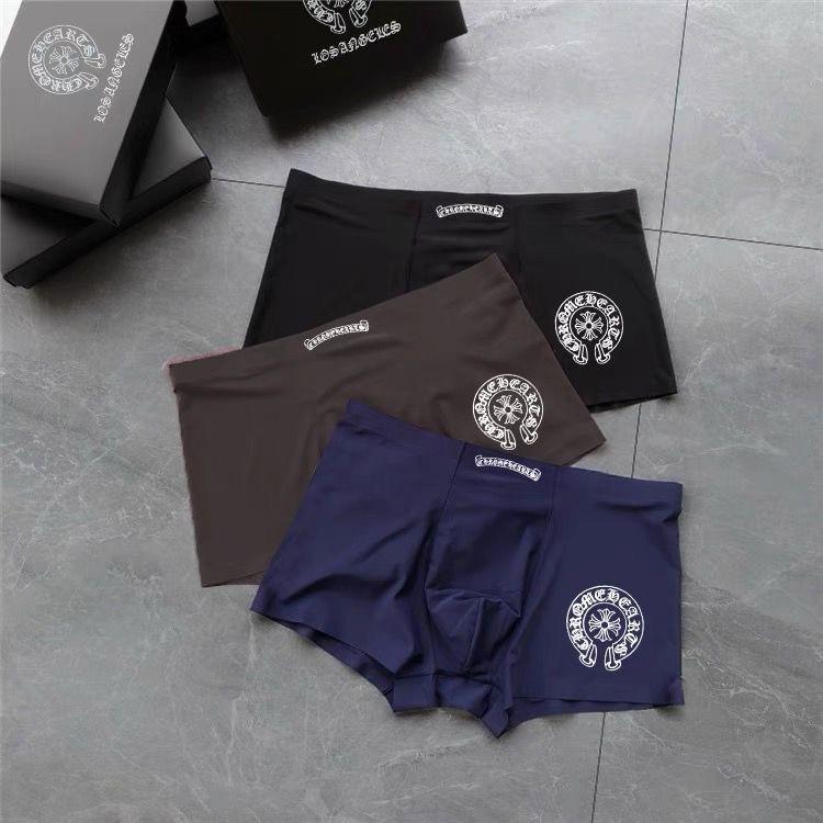 Chrome Hearts Underwear – Black Navy Brown – underwear front view