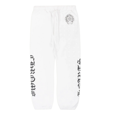 Chrome Hearts White Sweatpants – pants front view