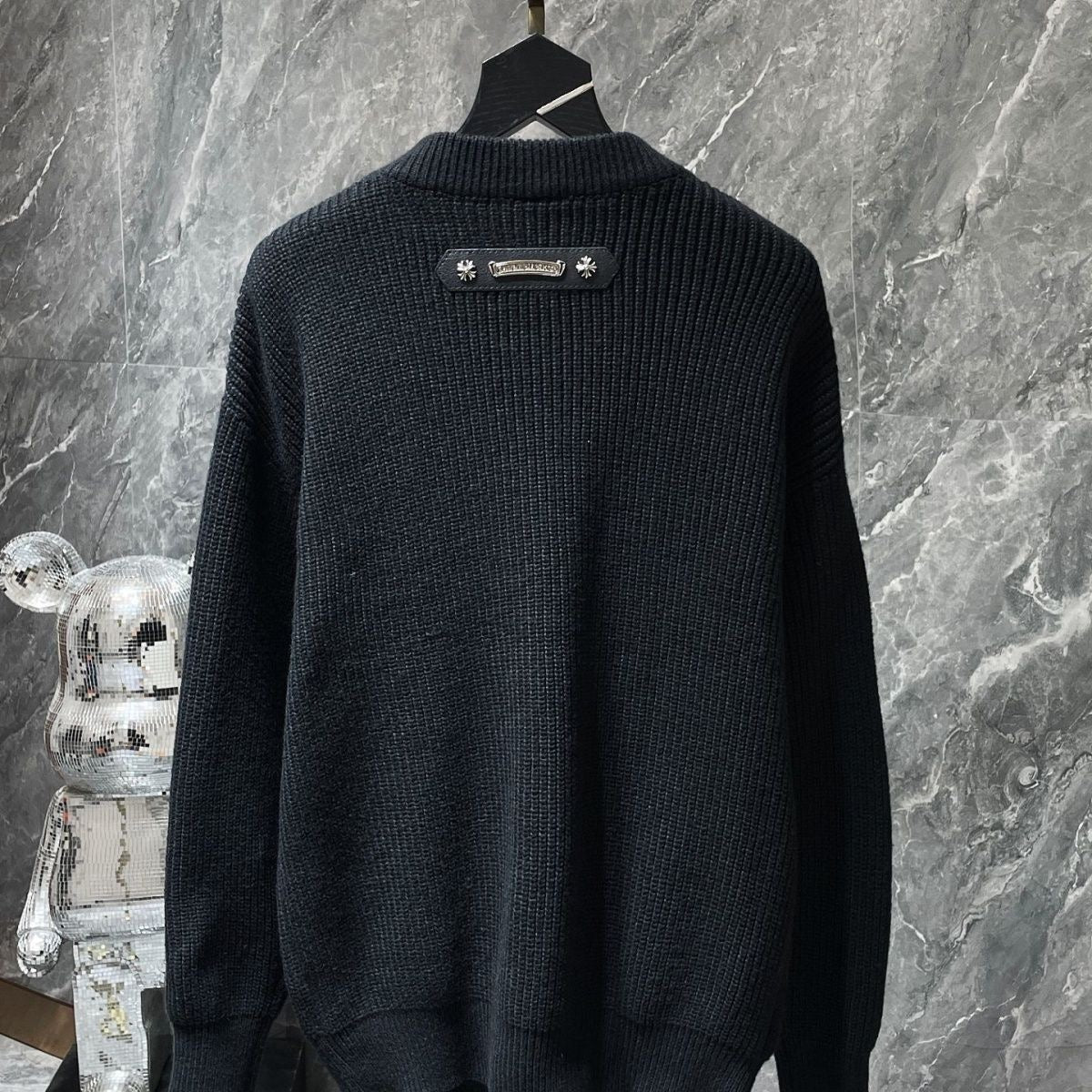 Authentic Chrome Hearts Chrome Hearts Zippers Sweatshirt – front view
