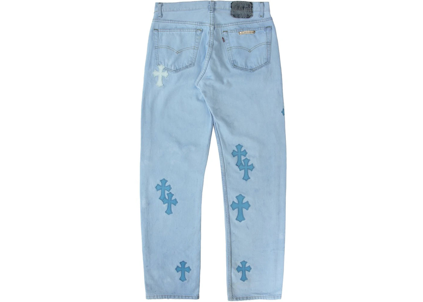 Chrome Hearts x Drake Certified Lover Boy Vintage Levi’s Jeans – pants detail close-up