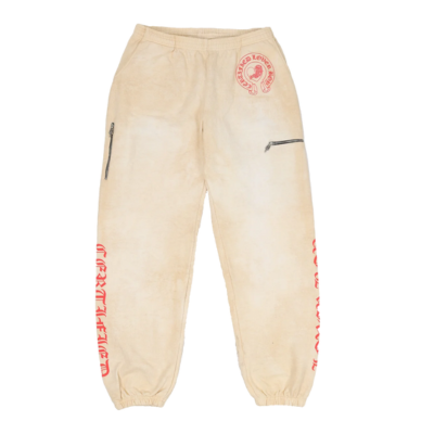 Authentic Chrome Hearts Drake Certified Lover Boy Friends & Family Sweat Pant – pants front view