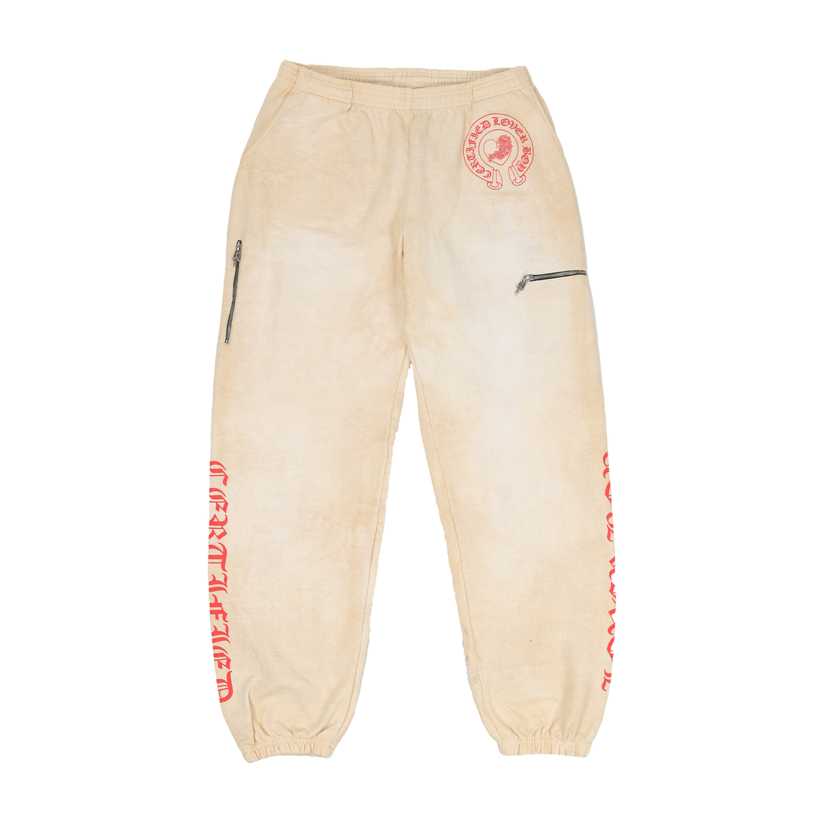 Authentic Chrome Hearts Chrome Hearts x Drake “Certified Lover Boy” Friends & Family Sweatpants – front view