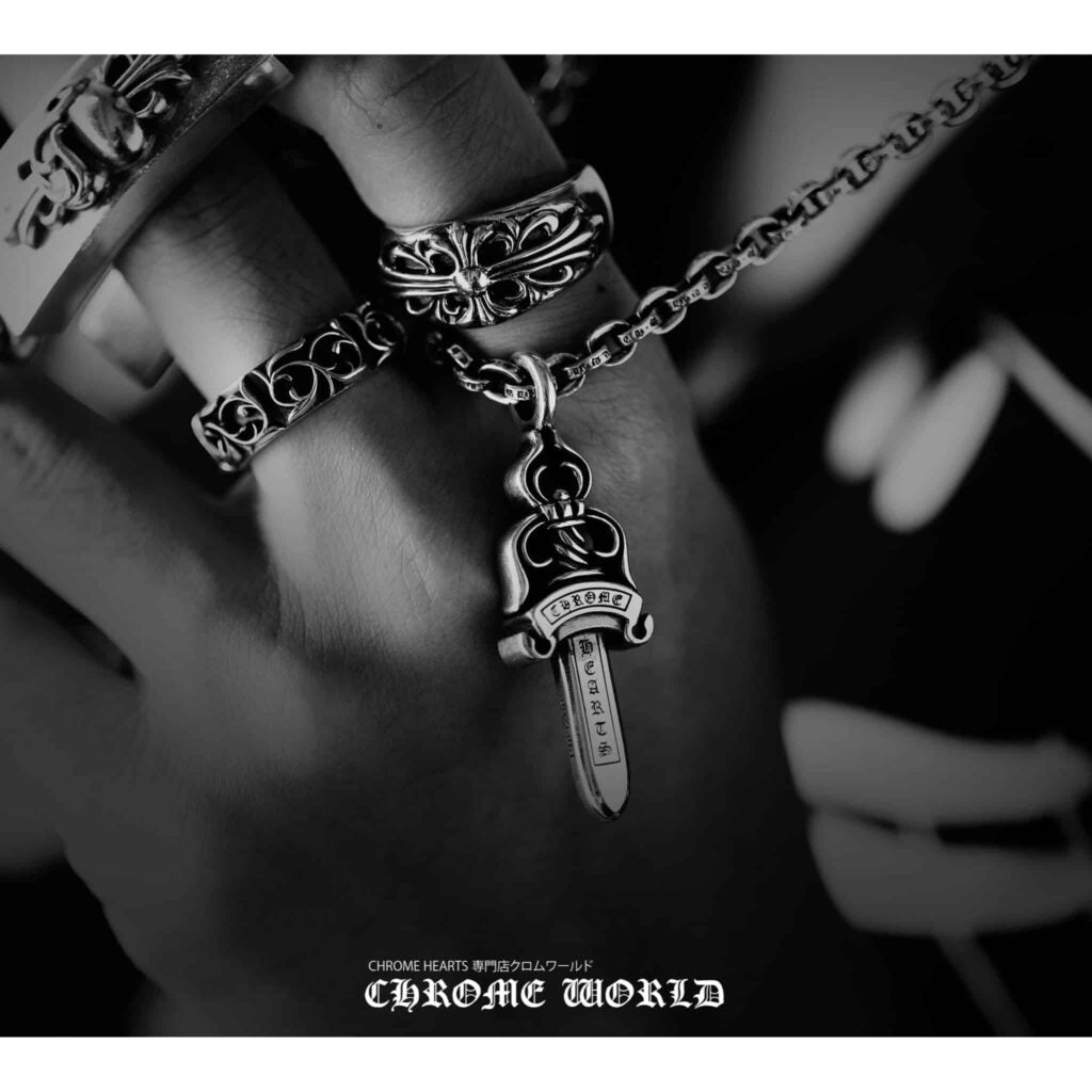 Authentic Chrome Hearts Floral Cross Ring – ring detail close-up