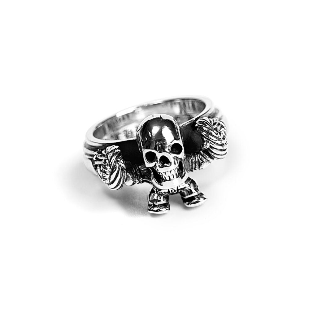 Authentic Chrome Hearts Foti Harris Cable Ring – ring back view
