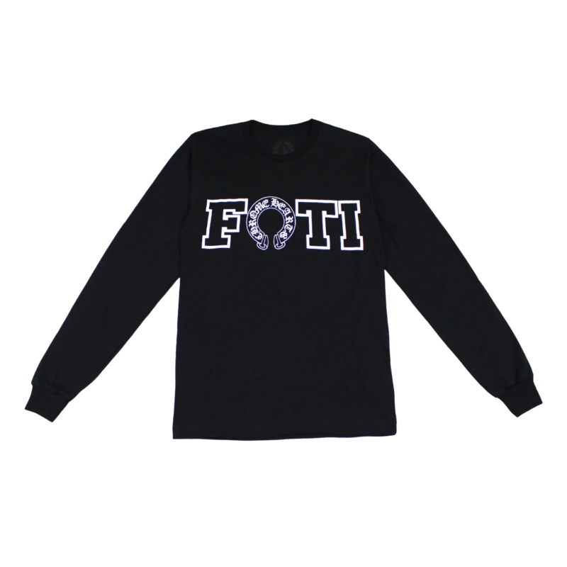 Authentic Chrome Hearts Chrome Hearts Foti Long Sleeve T-Shirt – front view