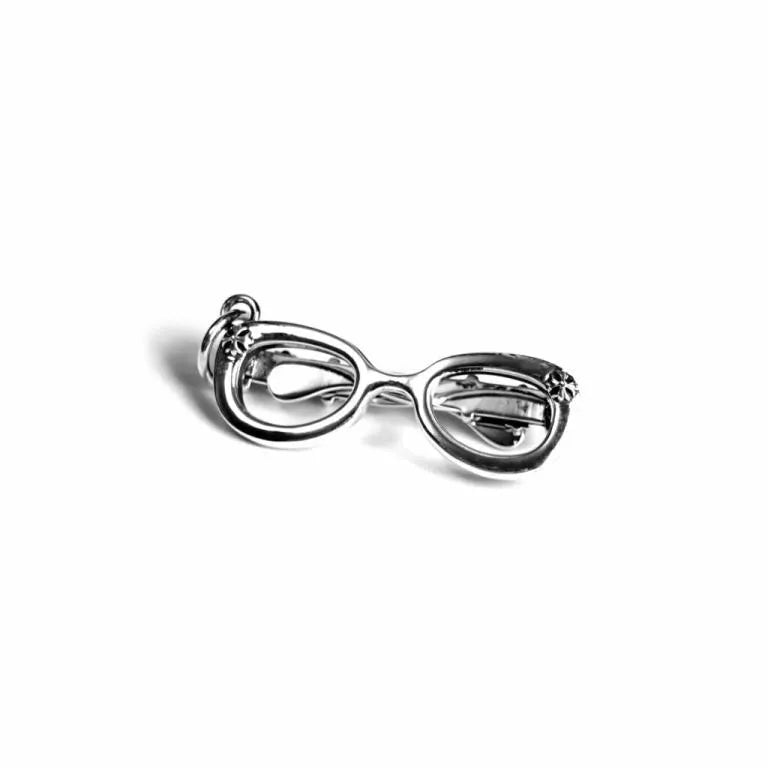 Authentic Chrome Hearts GLASSES PENDANT – necklace front view
