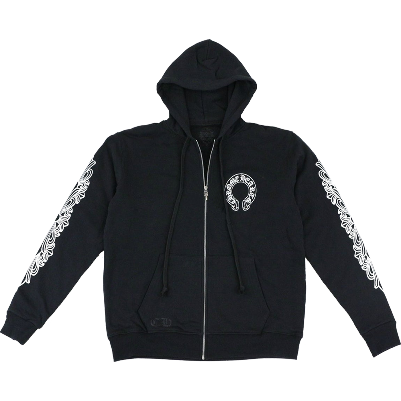Chrome Hearts Zip Up Hoodie – hoodie detail close-up