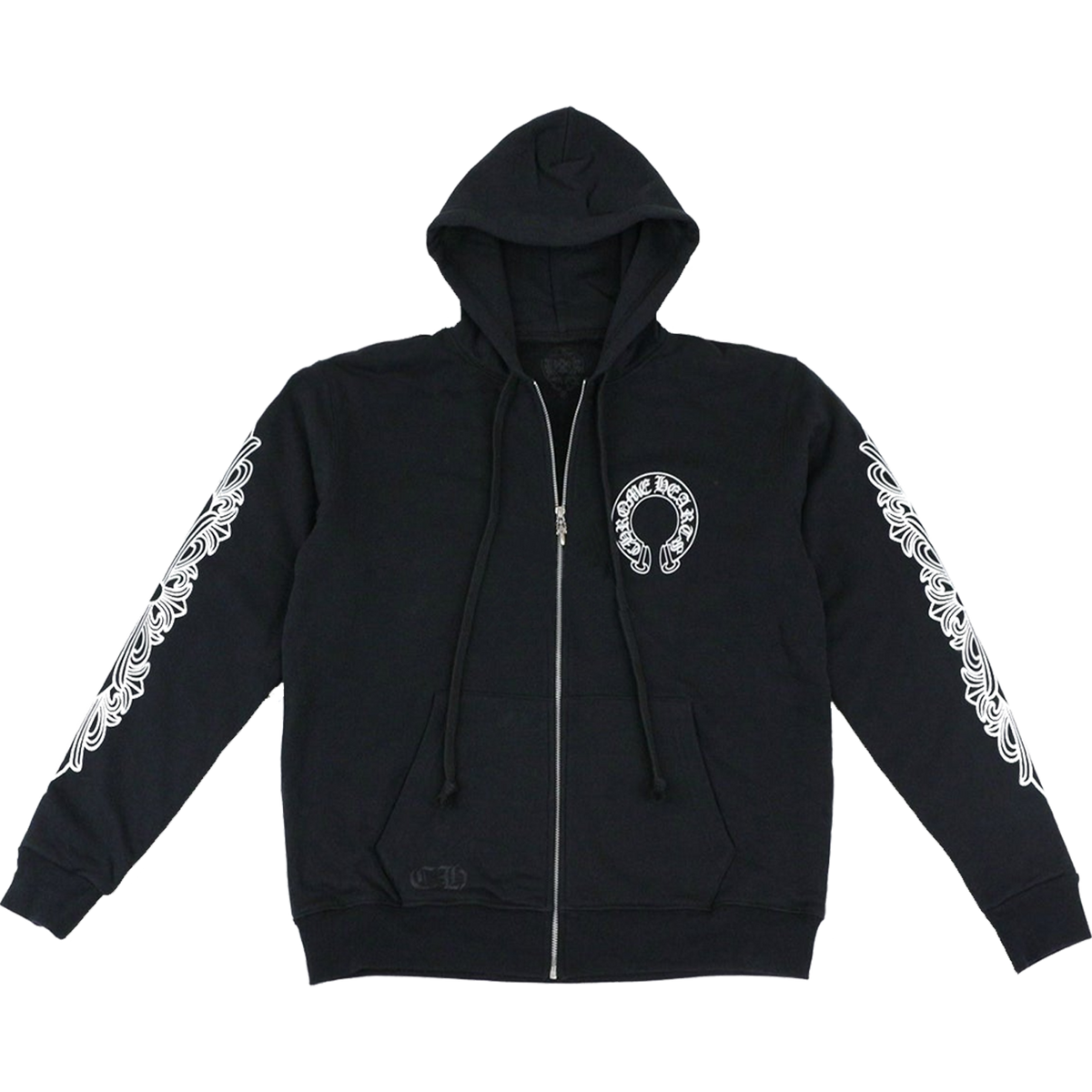 Authentic Chrome Hearts Chrome Hearts Zip Up Hoodie – front view