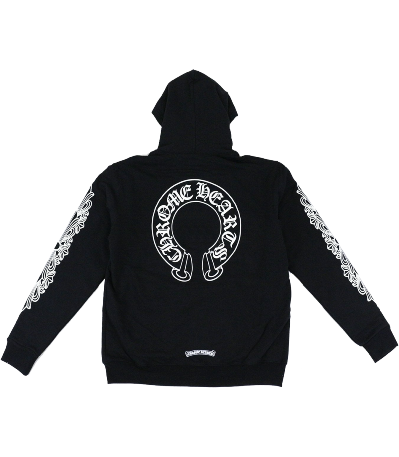Chrome Hearts Zip Up Hoodie – hoodie front view