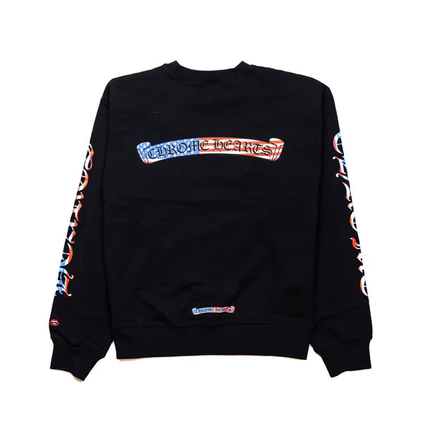 Authentic Chrome Hearts Chrome Hearts Long Sleeve Shirt Black – front view