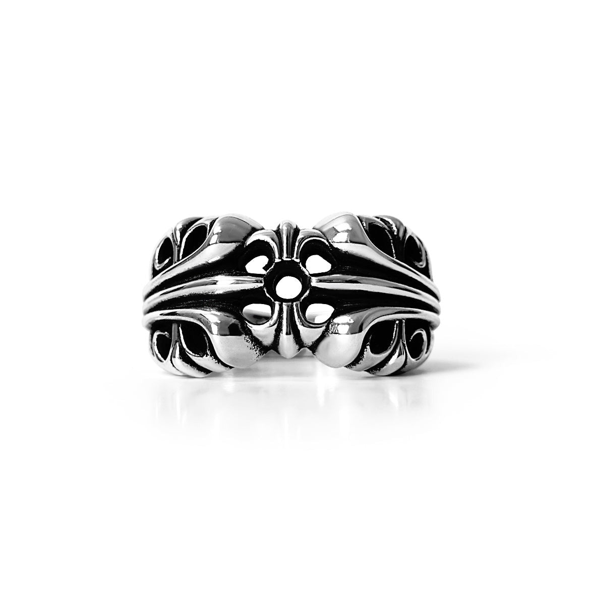 Authentic Chrome Hearts K&T Ring – ring front view