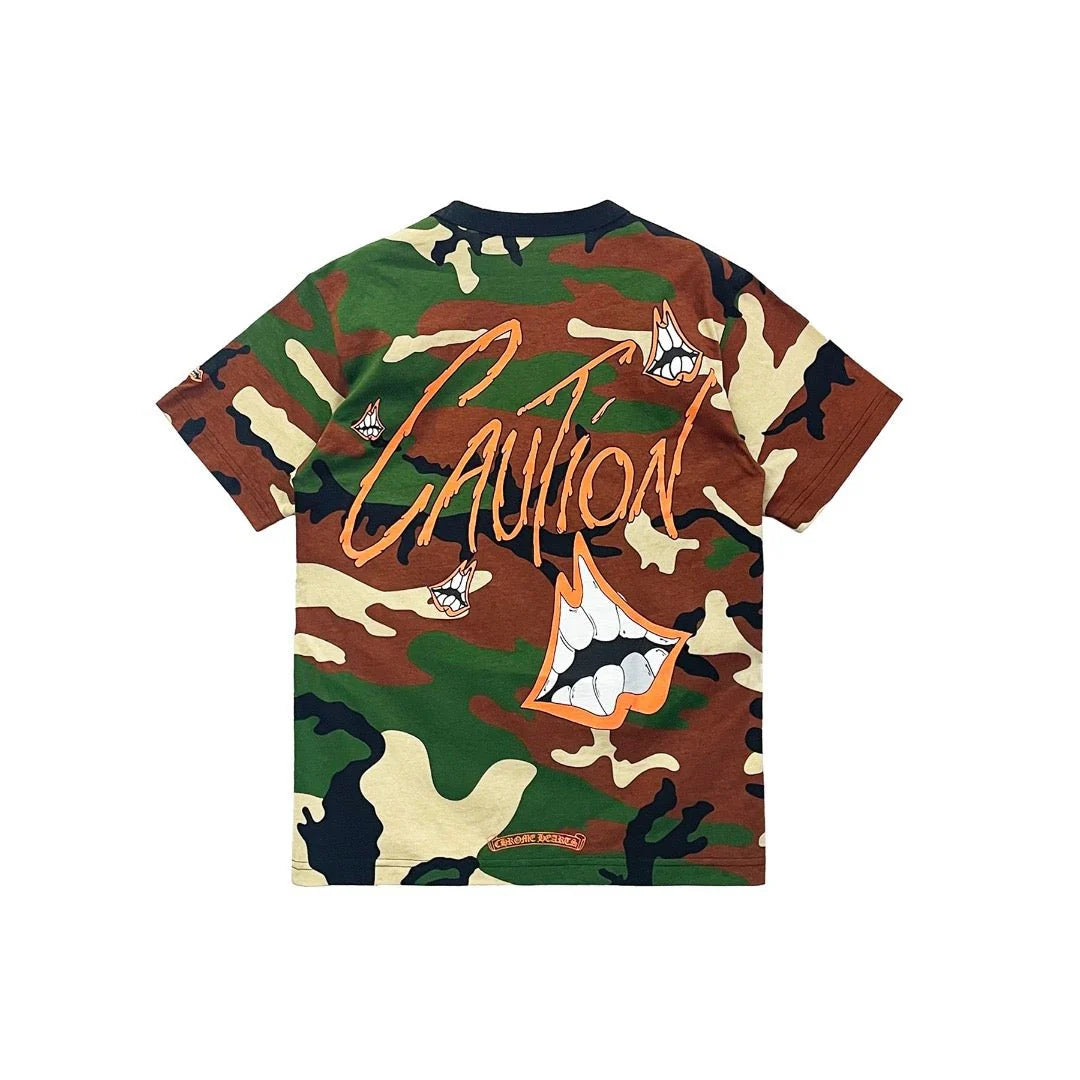 Authentic Chrome Hearts Camo Chrome Hearts Shirt – front view