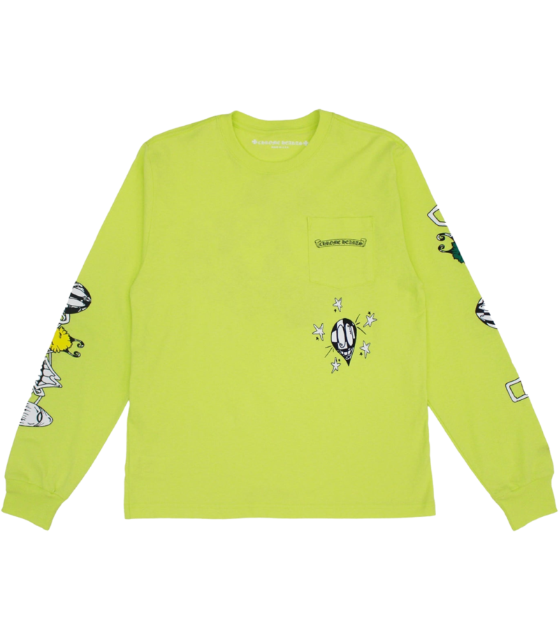 Authentic Chrome Hearts Matty Boy Long Sleeve T-Shirt – front view