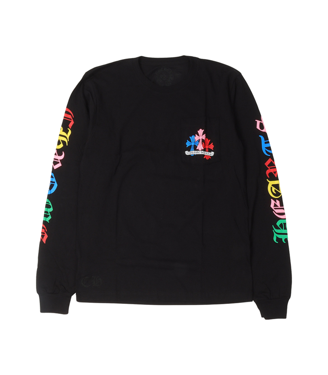 CH Multicolor Cross Long Sleeve T-Shirt – shirt front view