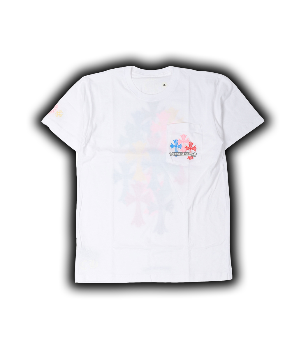Authentic Chrome Hearts CH Multicolor Cross T-Shirt – front view