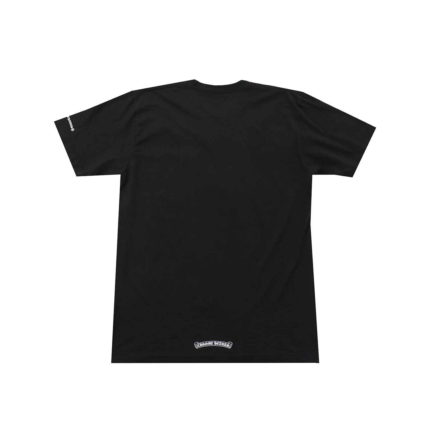 CH Neck Letters Short Sleeve T Shirt – shirt detail close-up