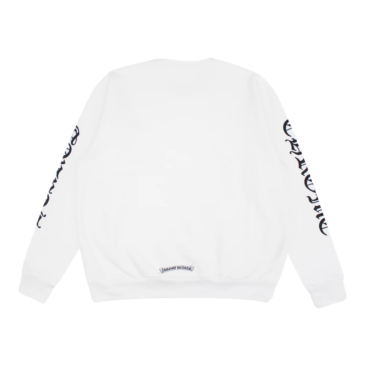 Authentic Chrome Hearts CH Neck Letters Sweatshirt – front view