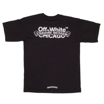 Authentic Chrome Hearts Off White Chrome Hearts Chicago Shirt – shirt front view