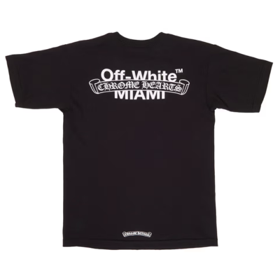 Authentic Chrome Hearts Off White Chrome Hearts Miami Shirt – shirt front view