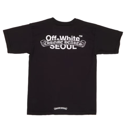 Authentic Chrome Hearts Off White Chrome Hearts Seoul Shirt – shirt front view