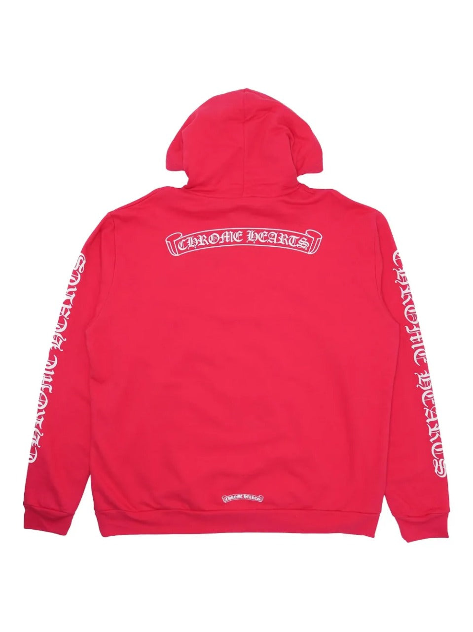 Authentic Chrome Hearts Red Chrome Hearts Hoodie – front view