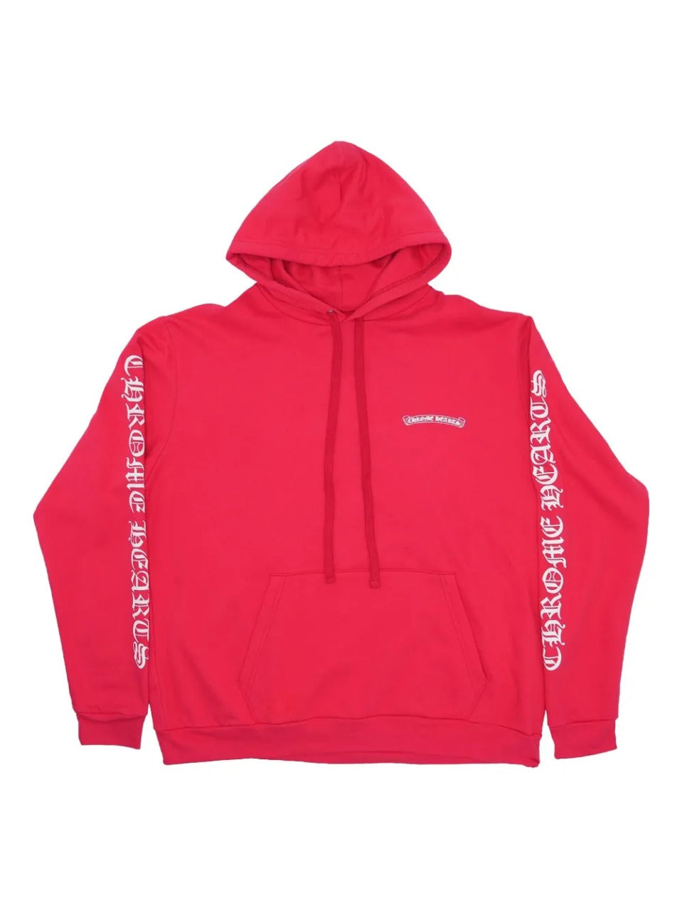 Authentic Chrome Hearts Red Chrome Hearts Hoodie – hoodie front view