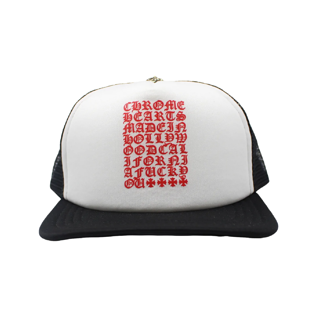Chrome Hearts Trucker Cap King Taco – hat front view
