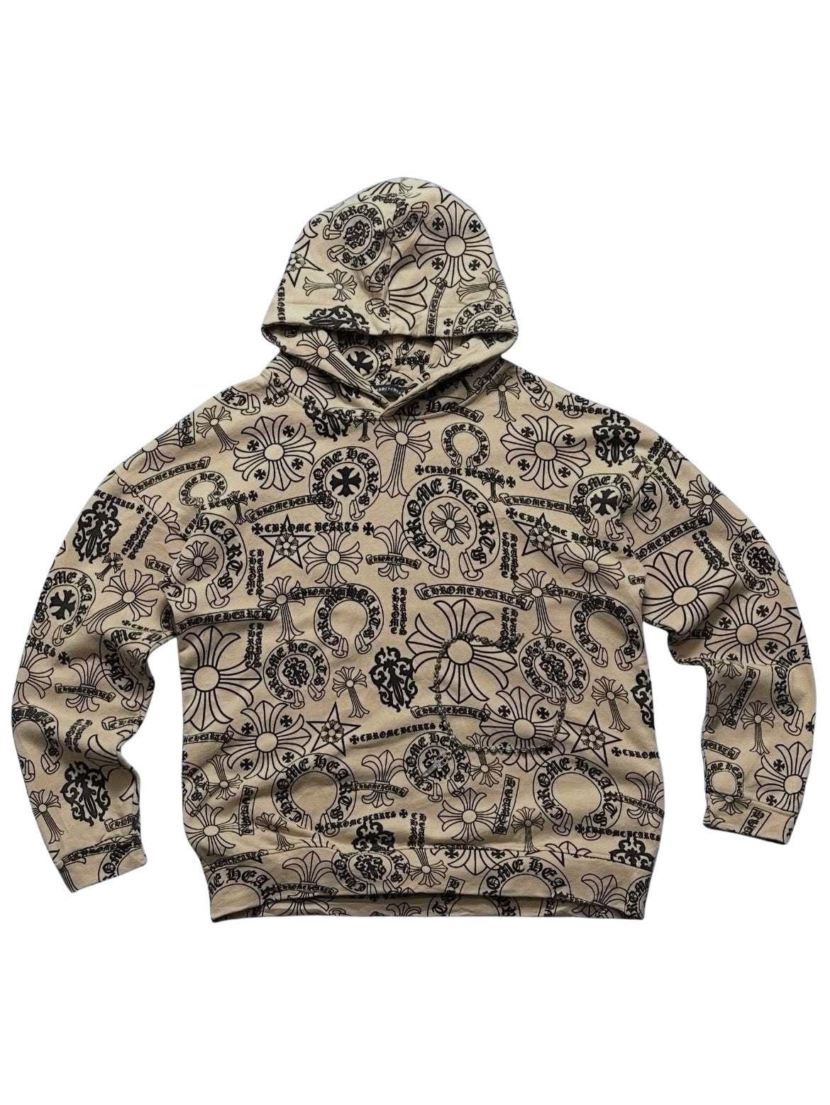 Authentic Chrome Hearts Chrome Hearts Variety Logo Hoodie – front view