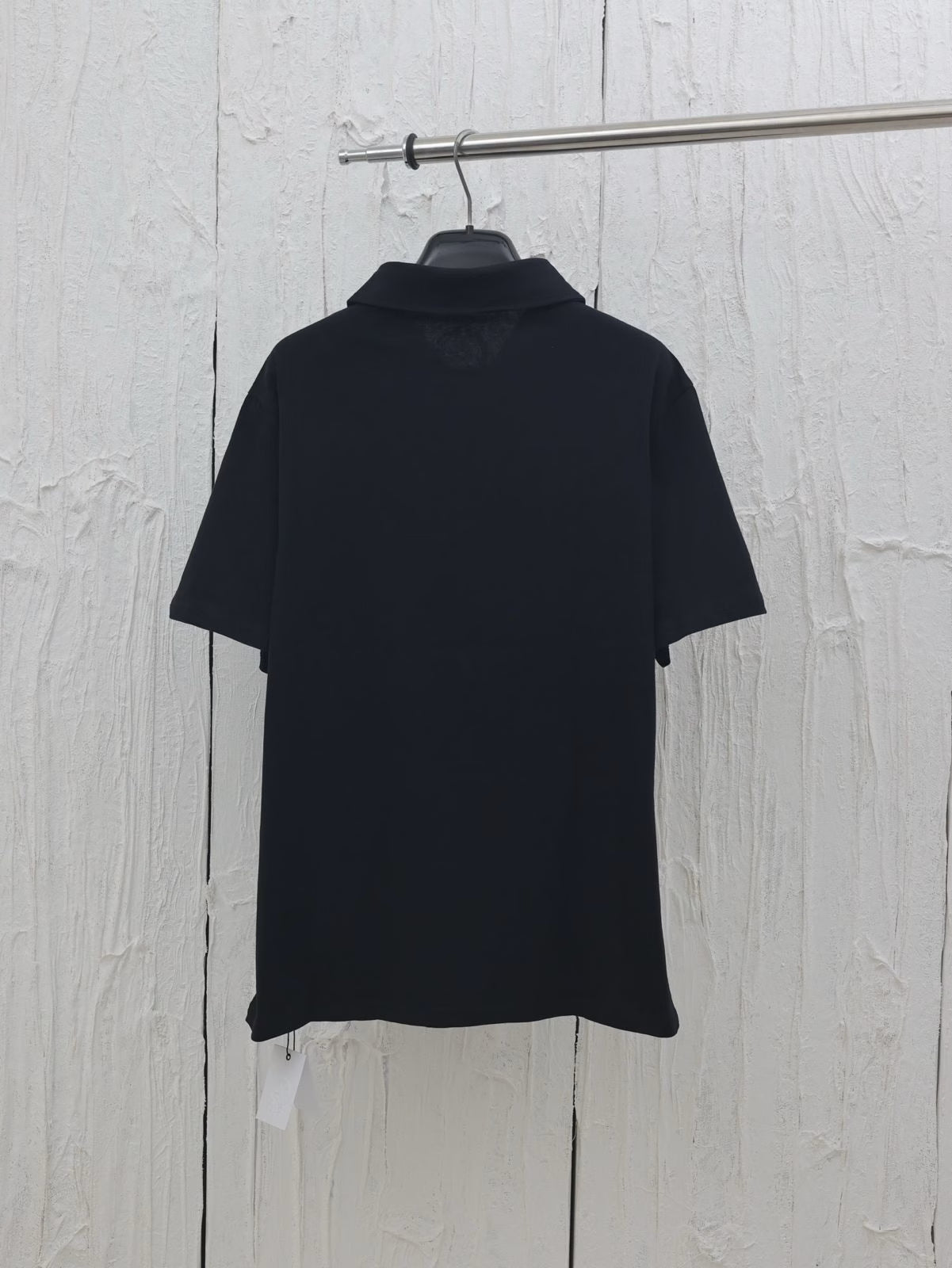 Authentic Chrome Hearts Chrome Hearts Black Horseshoe Polo Shirt – front view