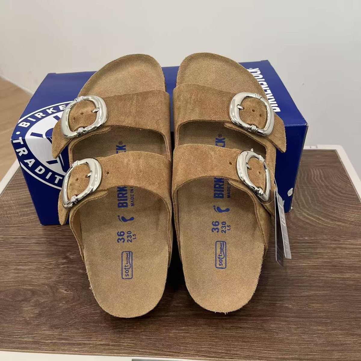 Chrome Hearts Birkenstock Arizona Tan Suede - Chrome Hearts Jewelry