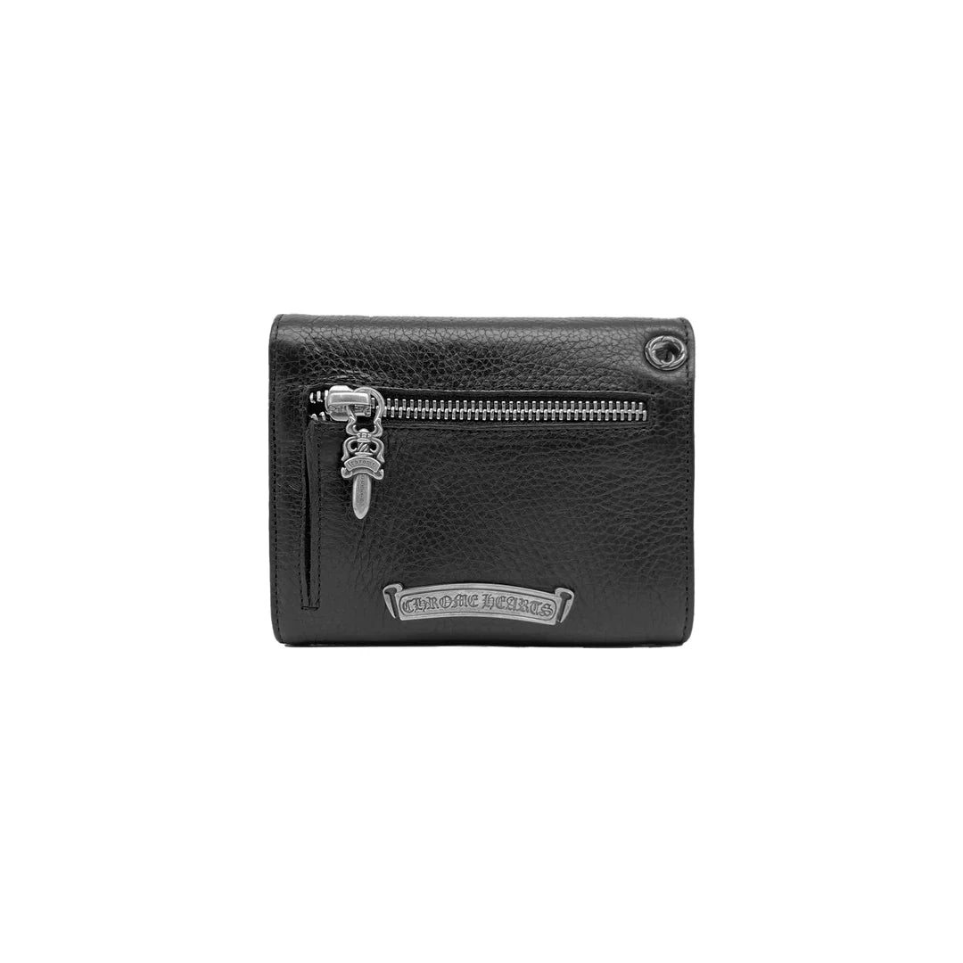 Authentic Chrome Hearts Chrome Hearts 3 Fold Wallet – front view