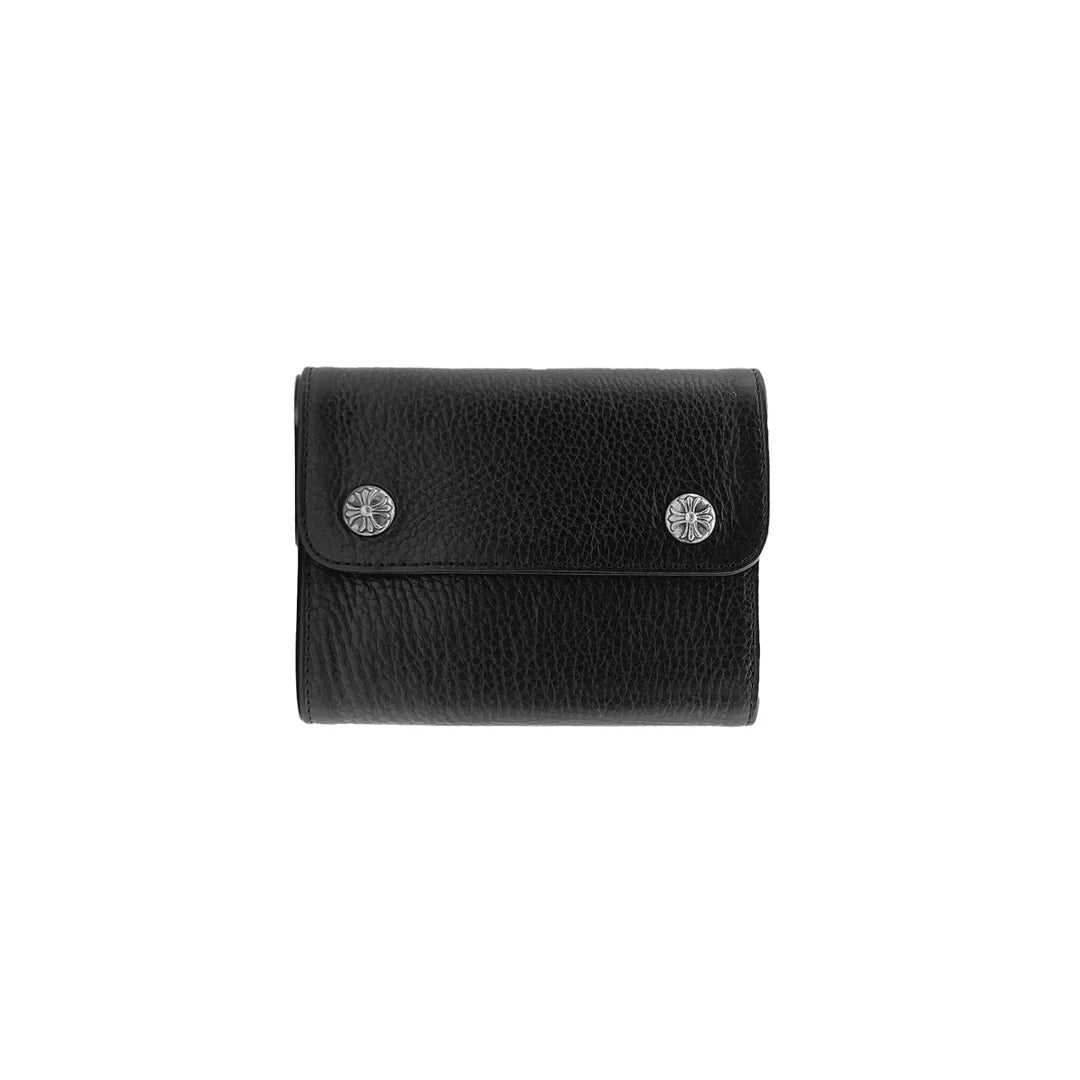 Authentic Chrome Hearts Chrome Hearts 3 Fold Wallet – front view