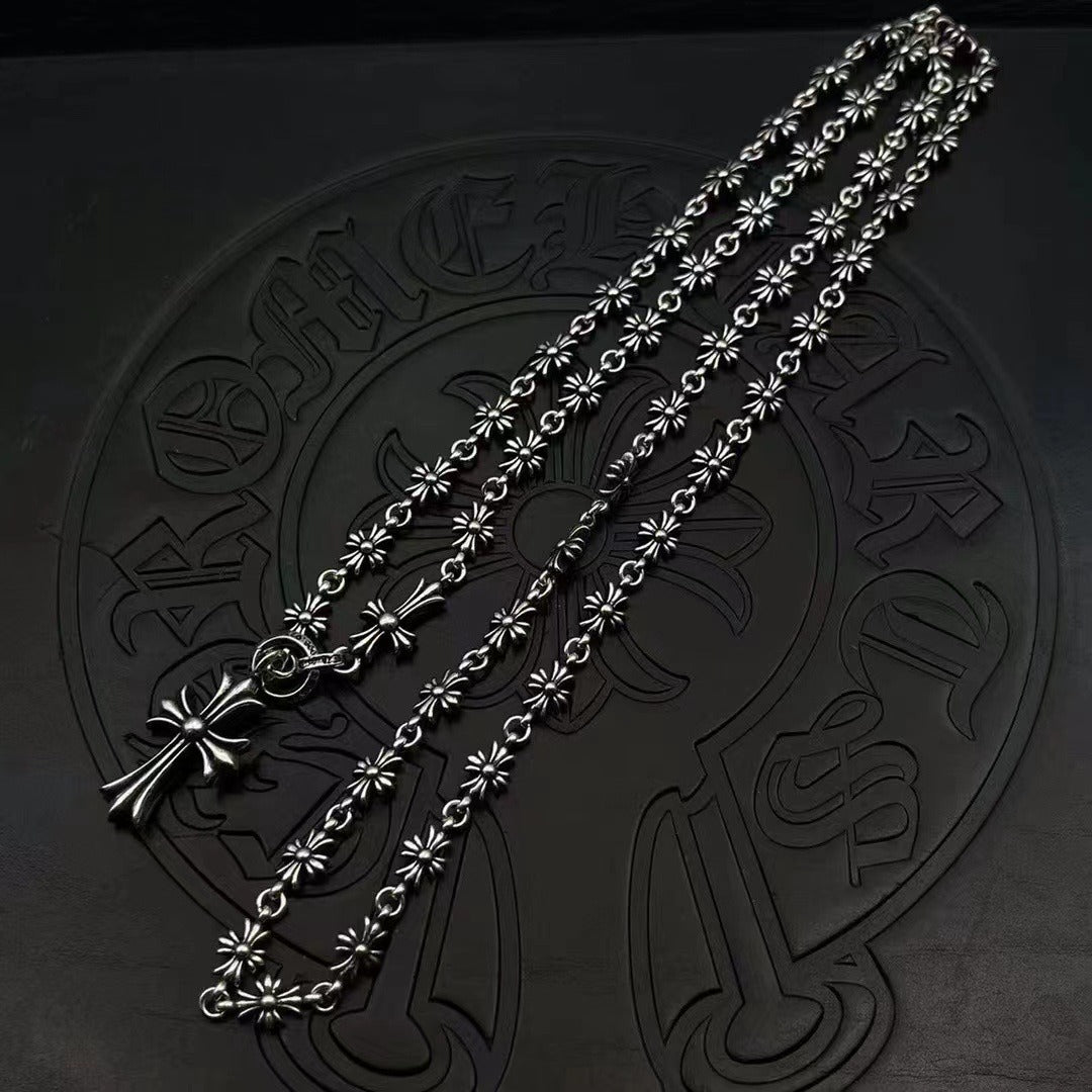 chrome hearts baby fat pendant necklace – necklace front view