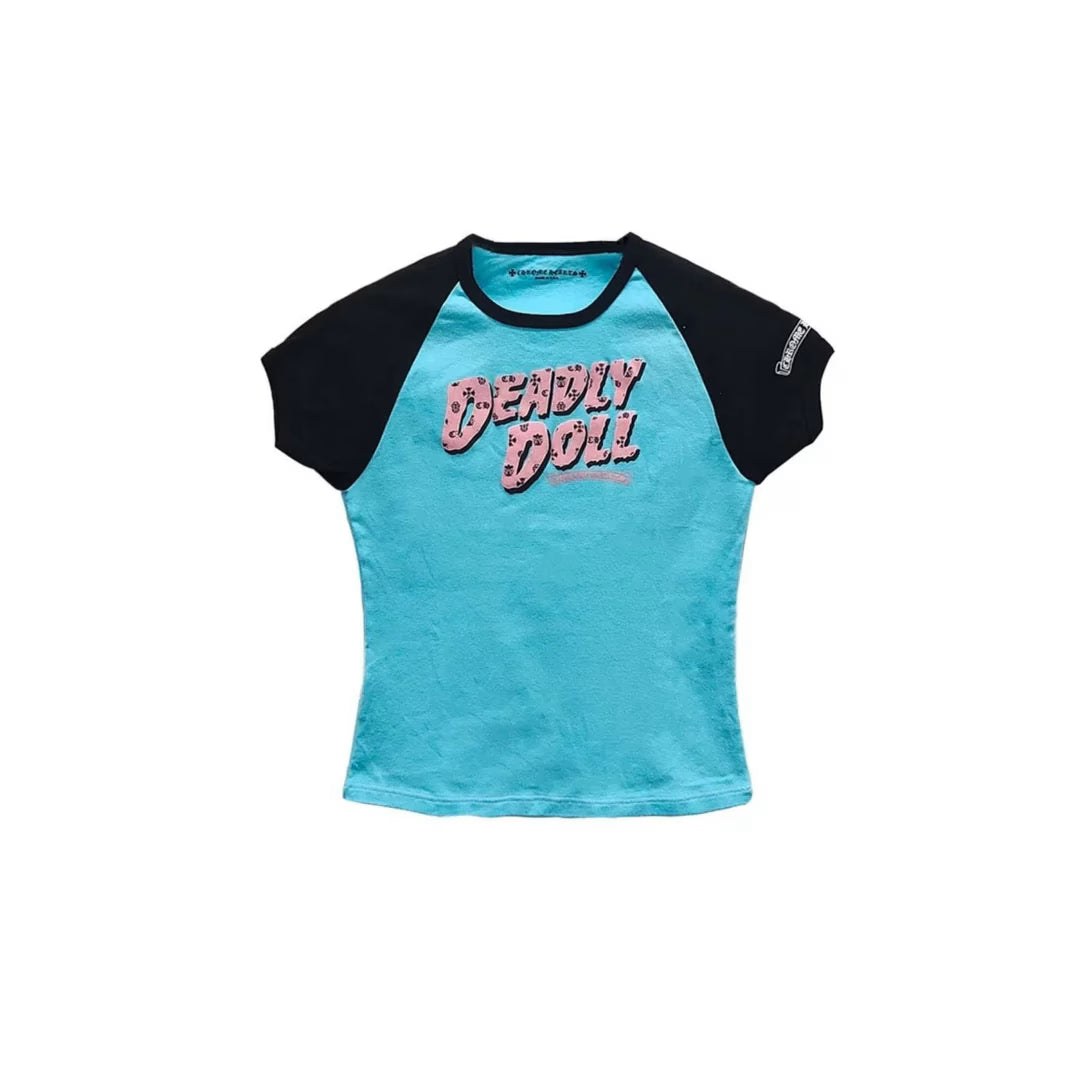 Authentic Chrome Hearts Deadly Doll Chrome Hearts Shirt – front view