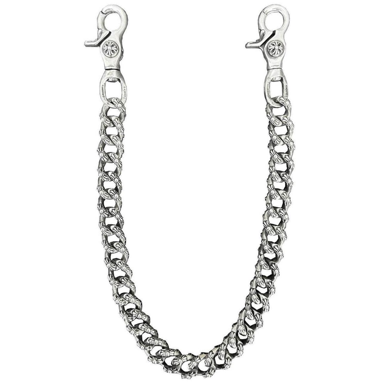 Chrome Hearts Fancy Link Wallet Chain – necklace front view