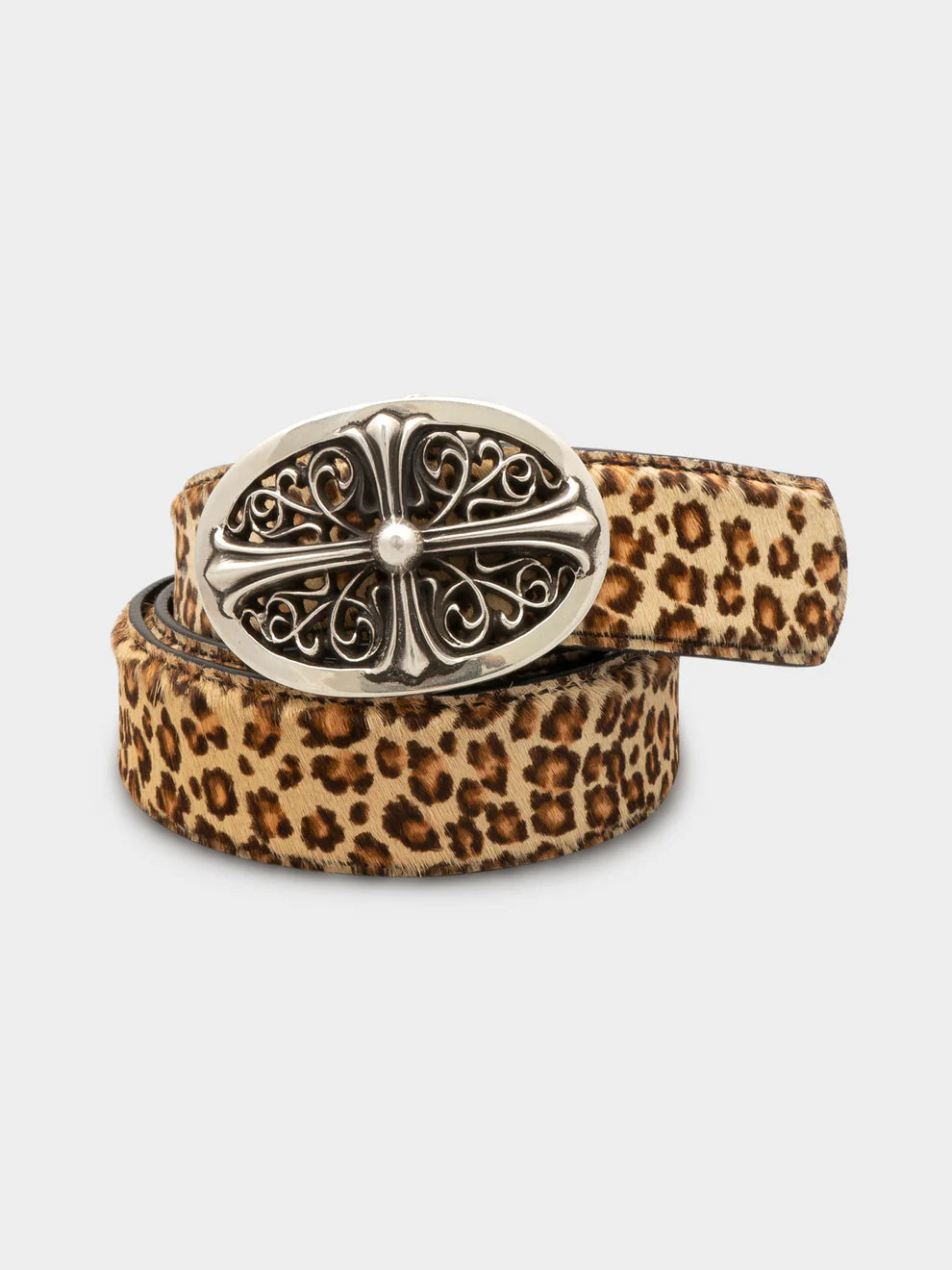 Chrome Hearts Leopard Belt – belt front view